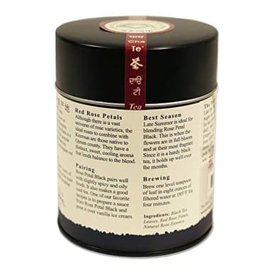 The Tao of Tea, Rose Petal Black Tea, Loose Leaf, 4-Ounce Tins (Pack of 2) - Image 3