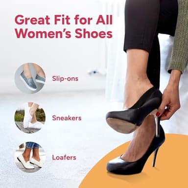 Eedor Women's No Show Socks, Comfy and Breathable Non-Slip, Low Cut Invisible Liner Socks for Casual and Formal Wear, Durable, Soft, Stretchable Fabric - 6 Pairs, Large, Size 8-10 - Beige - Image 7