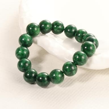 Lusomch Jade Bracelet Healing Bracelets for Women Bracelet Men Feng Shui Bracelet Jade Jewelry with Jade Beads 13.5mm - Image 3