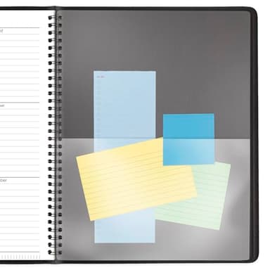 AT-A-GLANCE 2025 Appointment Book Planner, Daily, Eight Person Group Planner, 8-1/2" x 11", Large, Quarter-Hourly, 2 Volume Set, Black (702120525) - Image 7