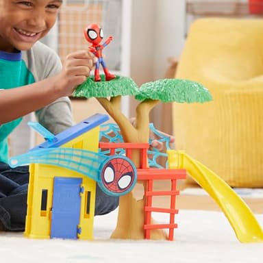 Spidey and his Amazing Friends Spidey Playground Playset, Includes 4-Inch Action Figure, Marvel Super Hero Toys for Kids 3 and Up - Image 11