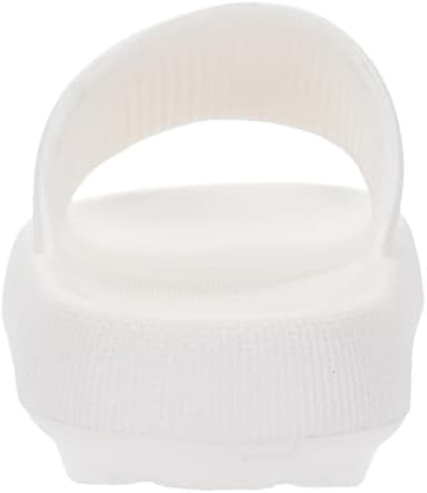 BRONAX Slides for Women and Men Lightweight Open Toe Sandles Female Bathroom Soft Pillow Slippers House Sandals Comfy Cushioned Thick Sole 42-43 White - Image 6