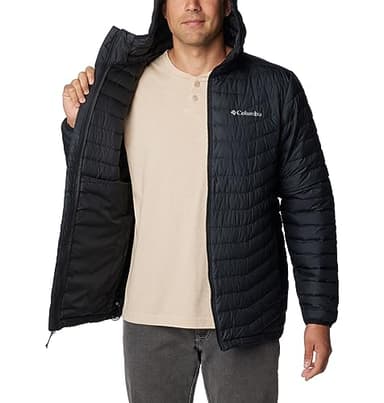 Columbia Men's Westridge Down Hooded Jacket, Black, XX-Large - Image 5