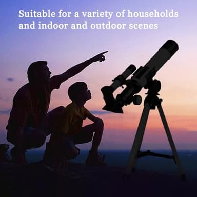 Astronomical Telescope for Kids & Beginners, 40mm Waterproof Magnification High-Definition Monocular Telescope with Tripod for Moon Watching Birds Beach Travel Science Gifts - Image 6