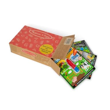 Melissa & Doug On the Go Water Wow! Reusable Color with Water Activity Pad 3-Pack, Jungle, Safari, Farm - FSC Certified - Image 4