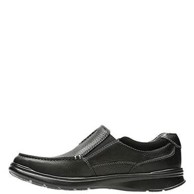 Clarks Men's Cotrell Free Shoe, Black Oily Leather, 10 Wide US - Image 5