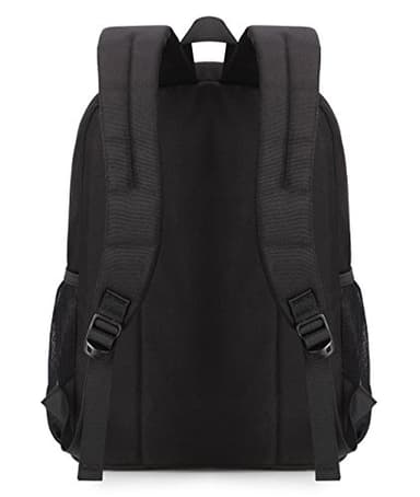 abshoo Classical Basic Womens Travel Backpack For College Men Water Resistant Bookbag (Black) - Image 6
