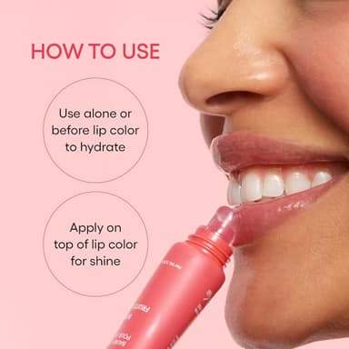 LANEIGE Lip Glowy Balm, Grapefruit: Sheer Tinted Lip Moisturizer with Shea Butter, for Hydrating Shine & Soft Lips - Image 9
