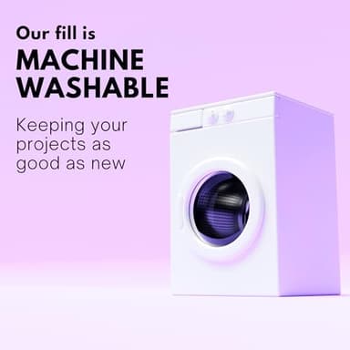 SARANDAVE Fiberfill Stuffing, Polyester Stuffing for Stuffed Animals, Pillows, Fiber Stuffing for Crochet, High Resilience Fill - 7 Oz 200 Grams - Image 7