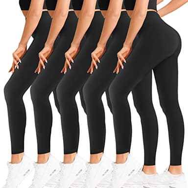 Natural Feelings Buttercloud High Waisted Leggings for Women Ultra Soft Stretch Slim Yoga Leggings - Image 1