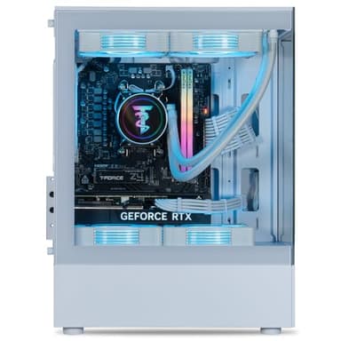 ViprTech Reaper 3.0 Liquid-Cooled PC - AMD Ryzen 7 8700F (5.0Ghz Turbo), RTX 5070 12GB, 32GB DDR5 6400, 2TB NVMe SSD, 800W Gold, VR-Ready, WiFi BT, Win 11, Gaming Desktop Computer White - Image 3