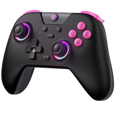 EasySMX X05 2.4g Wireless Gaming Controller for PC/Steam/iPhone/Android/Switch - Bluetooth Controller Gamepad with Hall Effect, RGB Lights and Turbo, Anti-Drift Controller - Image 1