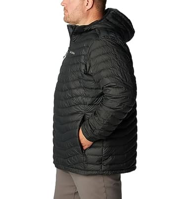 Columbia Men's Westridge Down Hooded Jacket, Black, XX-Large - Image 8