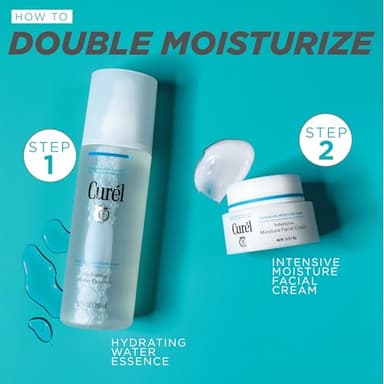 Curel Japanese Skin Care Intensive Face Moisturizer Cream, Hydrating Face Lotion for Dry to Very Dry Sensitive Skin, Anti-Aging, Fragrance-Free, Anti-Wrinkle Japanese Skin Care, 1.4 Oz - Image 7