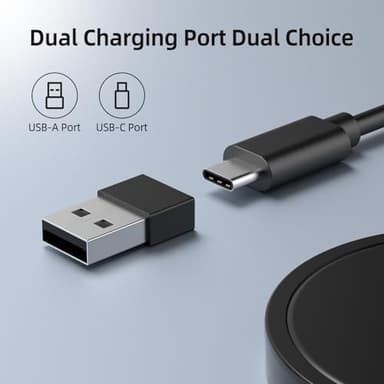 PINRUIGE Magnetic Wireless Charger for iPhone 15W Max Fast for Mag-Safe Wireless Charging Pad Compatible for iPhone 16/16 Pro/Pro Max/15/14/13/12/11/Pro with Wall Charger for USB-A Converter, Black - Image 4