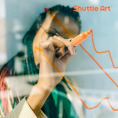 Shuttle Art Dry Erase Markers, 32 Pack 16 Colors Whiteboard Markers,Fine Tip Dry Erase Markers for Kids,Perfect For Writing on Whiteboards,Dry-Erase Boards,Mirrors,Calender,School Office Supplies - Image 8