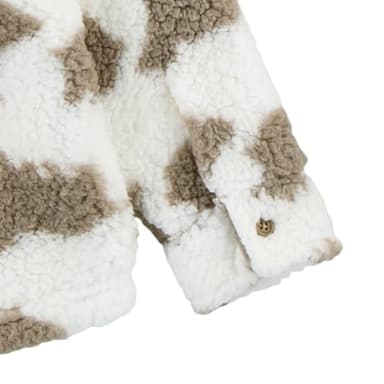 Huggies Sherpa Button Up Shacket and Jogger Pants 2-Piece Outfit Set - Image 5