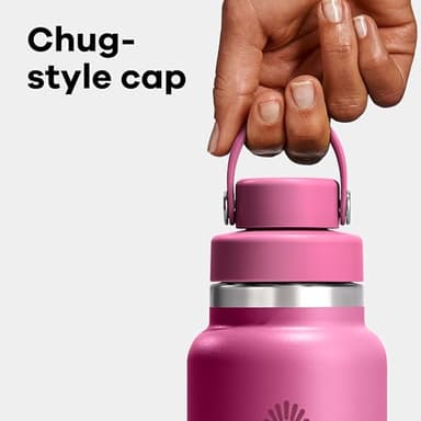 Hydro Flask Water Bottle - Insulated Stainless Steel - Wide Mouth Chug Lid, Non Spill, Leakproof in 32 Oz Aloe Green - Image 5