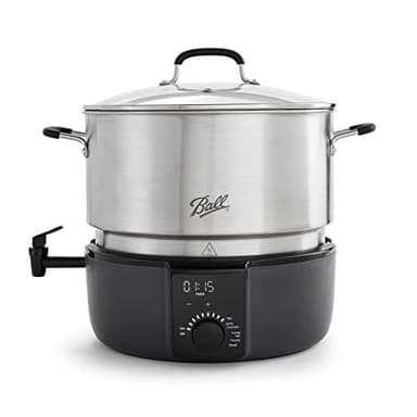 Ball EasyCanner Electric Water Bath Canner, 21-Quart Capacity, Automated Heating, Multicooker & Steamer Functionality - Image 1