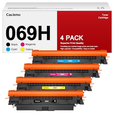 069H Toner Toner Cartridge Set MF753Cdw Compatible with Canon 069H 069 Toner Cartridge Set Canon Cartridge 069 High Yield for Canon Color imageCLASS MF753Cdw MF751Cdw LBP674Cdw Printer Ink (4 Pack) - Image 1