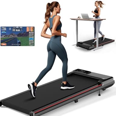 340lb Capacity Walking Pad Treadmill with 12% Incline, Big LED Display Under Desk Treadmill Support Full Manual/3-Preset Countdown/App Mode (No Handrail-12% Incline) - Image 8