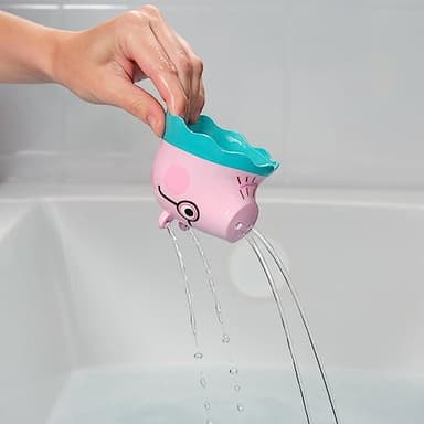 TOMY Toomies Peppa Pig - Peppa’s Nesting Family - Includes Peppa Pig, Mummy Pig, Daddy Pig and George - Nesting, Sorting & Pouring Toy - Ages 18 Months and Up - Image 5