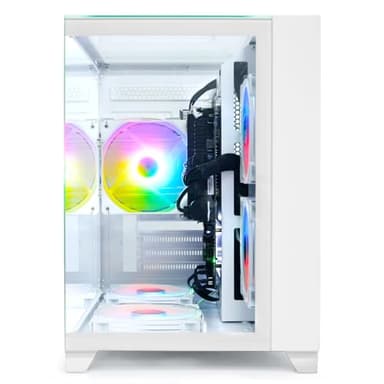 LXZ Desktop PC Computer Ryzen 5-5600GT 8 core 3.6GHz, 16G DDR4 RAM, 512G NVME SSD, Tower Computer with Wi-Fi & 400W Power Supply for Working, Home and Office (White) - Image 6