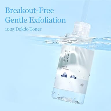 ROUND LAB 1025 Dokdo Toner 6.76 Fl Oz, Oil Control and Reduces Excess Sebum, Gentle Exfoliating Facial Toner, Deep Sea Water for Moisturization, Soft Finish Without Stickiness, Korean Skin Care - Image 5