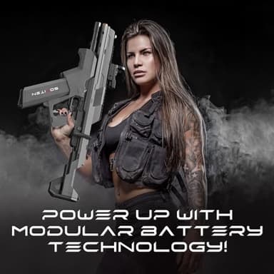 SOFITEN Toy Gun Automatic Sniper Rifle Tactical Vest Toy Foam Blaster with 150 Darts IR and Flashlight Foldable Stock The Shooting Activity Game for Kids Age 8-12 Gifts for Birthday Xmas - Image 6