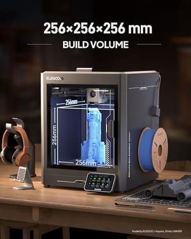 ELEGOO Centauri Carbon 3D Printer, CoreXY 500mm/s High Speed Printing with Auto Calibration, 320°C Nozzle and Built-in Camera, Ready to Print Out of The Box, 256x256x256mm Printing Size - Image 6