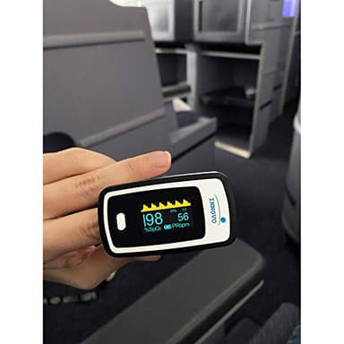 Innovo Deluxe iP900AP Fingertip Pulse Oximeter Blood Oxygen Saturation Monitor with Alarm, Plethysmograph and Perfusion Index - Image 5