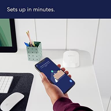 Like-New Amazon eero 6+ mesh wifi router - Supports internet plans up to 900 Mbps, Coverage up to 1,500 sq. ft., Connect 75+ devices, 1-pack - Image 5