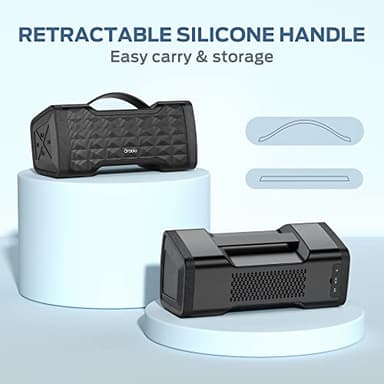 Oraolo Bluetooth Speaker Loud Portable Bluetooth Speaker, 40W Large Speakers Stereo Sound, IPX6 Waterproof, Support USB/AUX Input, Built-in Mic for Home Party Outdoor - Image 8