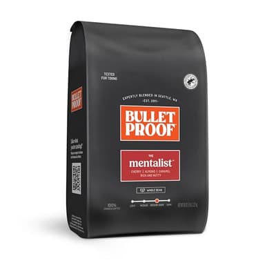 Bulletproof The Mentalist Medium-Dark Roast Whole Bean Coffee, 5 Pounds (bulk), 100% Arabica Beans, Clean Coffee Tested for Toxins, Packaging May Vary - Image 1