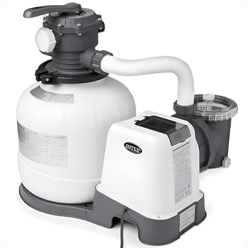 Intex SX2800 Krystal Clear Sand Filter Pump: 2800 GPH Pump Flow Rate – Improved Circulation and Filtration – Easy Installation – Improved Water Clarity – Easy-to-Clean - Image 1
