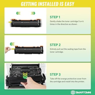 206A Toner Cartridges 4 Pack (with Chip) Works with HP Color Pro MFP M283fdw M283cdw, Pro M255dw M255nw, MFP M282nw M283 M282 M255 Printer | W2110A W2111A W2112A W2113A 206X W2110X - Image 7