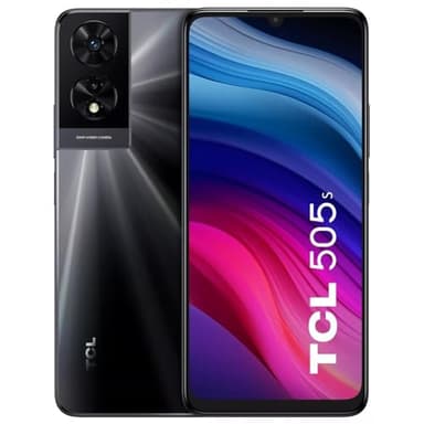 TCL 505S (256GB, 14GB RAM*) 6.75" 90HZ LCD, 50MP Dual Camera, Helio G36, All Day Battery (International Model Factory Unlocked US + Global 4G LTE) T509A (Space Gray) (Renewed) - Image 1