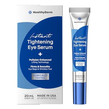 Instant Under Eye Lift Serum - Reduces Eye Bags, Wrinkles, Puffy Eyes, Dark Circles & Crow’s Feet in Minutes - Advanced Firming Polysaccharide Formula for Mature Skin - 20 mL - Image 1