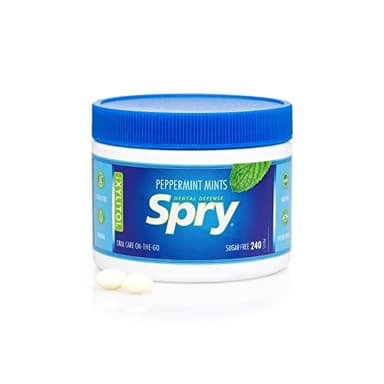 Spry Xylitol Peppermint Sugar Free Candy - Promote Oral Health, Increase Saliva Production, Stop Bad Breath, Non-GMO, Gluten-Free, 240 Count (Pack of 1) - Image 6