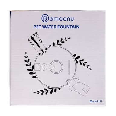 Cat Water Fountain: 108oz/3.2L Cat Fountain Super Silent Pet Drinking Dispenser - Water Fountains for Kitty Indoor - Quiet Pump and Faucet Design - Suitable for Cats and Dogs - BEMOONY - Image 13