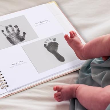 Keepsake Baby Memory Book for Boys and Girls – Timeless First 5 Year Baby Book – Neutral Journal Scrapbook or Photo Album - Record a Milestone for Every Event from Birth to Age 5 - Image 7