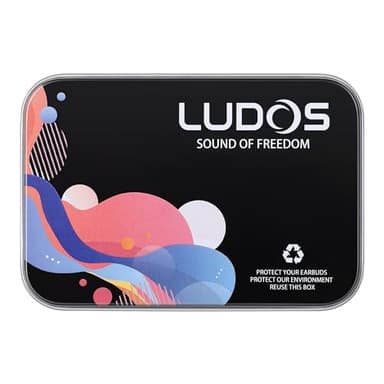 LUDOS Ultra Wired Earbuds in-Ear Headphones, 5 Years Warranty, Earphones with Microphone, Noise Isolating Ear Buds, Memory Foam for iPhone, Samsung, School Students, Kids, Women, Small Ears - Blue - Image 10