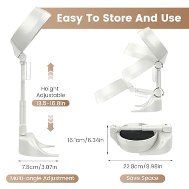 Portable Range Hood for Cooking,Portable Range Hood Exhaust Fan,Portable Exhaust Fan Filtering Fumes with Low Noise for Kitchen,Indoor BBQ,RV Kitchen and Maintenance Workbench (White) - Image 7