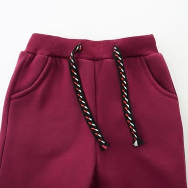 Funnymore Baby Boys Pants Sweatpants,3 Pack Fleece Pull On Jogger Pants Dark Grey/Navy/Burgundy 2t - Image 5