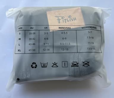 Fitliva Work Socks for Steel Toe Boots Men Size 13-15 Cushioned Cotton Crew Socks 6 Pack Black - Image 7