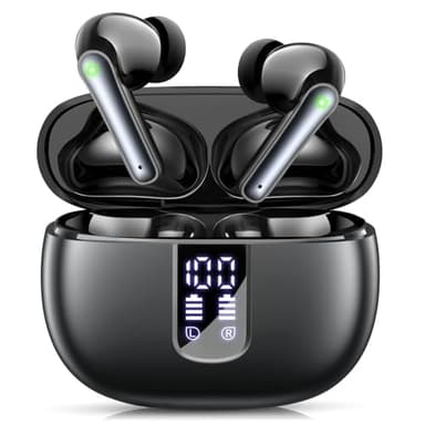 Ear Buds Wireless Earbuds - Bluetooth 5.3 Headphones (48H Playback) Built in Mic with LED Display Charging Case, IP7 Waterproof Earphone for iPhone Andriod Phones Laptop Sports Workout - Image 1