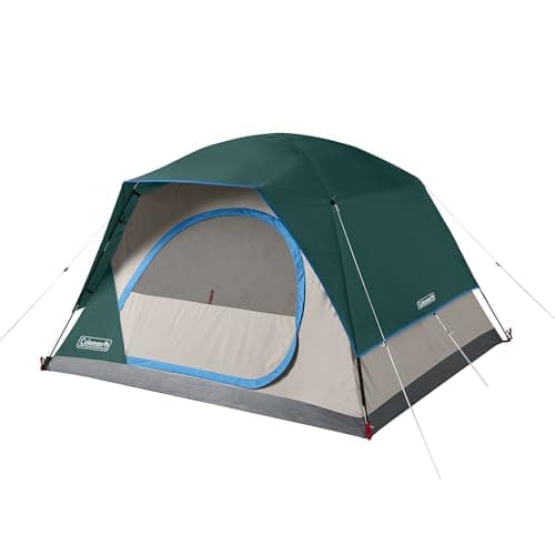 Coleman Skydome Tent with 5 Minute Setup, 2/4/6/8 Person Weatherproof Tent with Rainfly & Carry Bag, 20% More Headroom than Traditional Canopies - Image 1