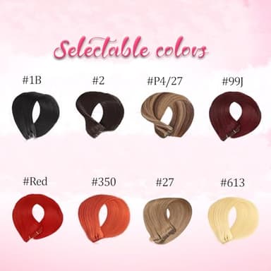 Clip in Hair Extensions Real Human Hair 110g Copper Real Hair Extensions Clip in Human Hair Clip ins 8pcs 18clips Double Weft Human Extensions for Women Hair Loss and Thinning Hair (#350 18inch) - Image 7