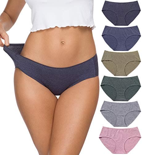 Wealurre Cotton Women's Breathable Panties Seamless Comfort Underwear(3128M,Green) - Image 1