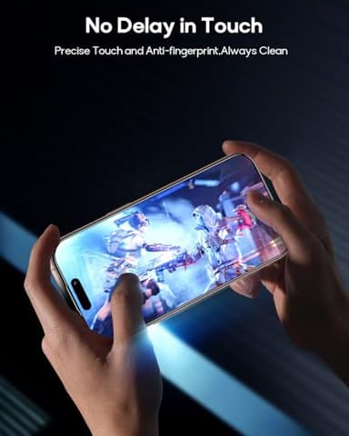 FUNCAT GLOBAL 3 Pack for iPhone 16 Pro Max Tempered Glass Privacy Screen Protector, Dust Free CABIN, Auto Positioning, Bubble Free, Privacy Protection, Easy Installation,9H+ Hardness - Image 7